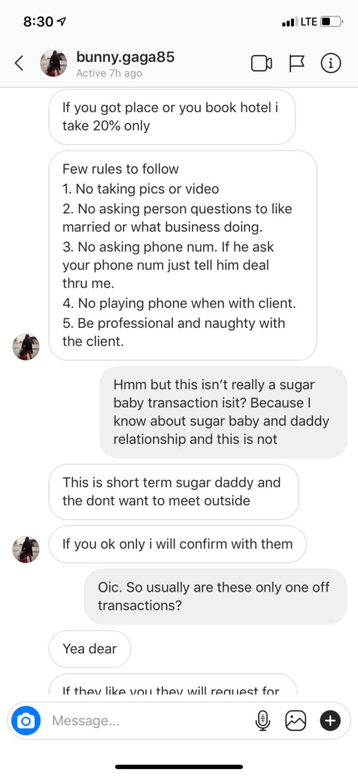 A Sugar Daddy Agent Messaged Me on Instagram and Said I Could Earn RM40,000 A Month - WORLD OF BUZZ 5