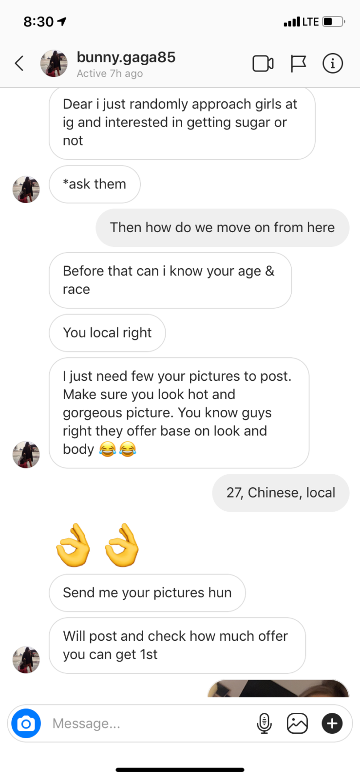 A Sugar Daddy Agent Messaged Me on Instagram and Said I Could Earn RM40,000 A Month - WORLD OF BUZZ 8