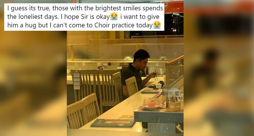 &Quot;Eating Alone Doesn'T Mean You'Re Lonely&Quot;, Say Netizens To M'Sian Who Posted About Teacher - World Of Buzz