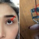 Woman Accidentally Rips Out All Her Eyelashes After Her Hand Slipped While Curling Them - World Of Buzz