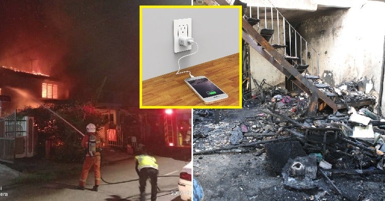 Fake Mobile Phone Charger Explodes Into Flames, Sets Fire To 3 Houses In Ipoh - World Of Buzz 2