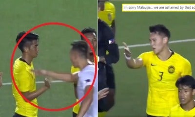Filipino Athlete'S Rude Behaviour To M'Sian Footballers In Sea Games Goes Viral - World Of Buzz