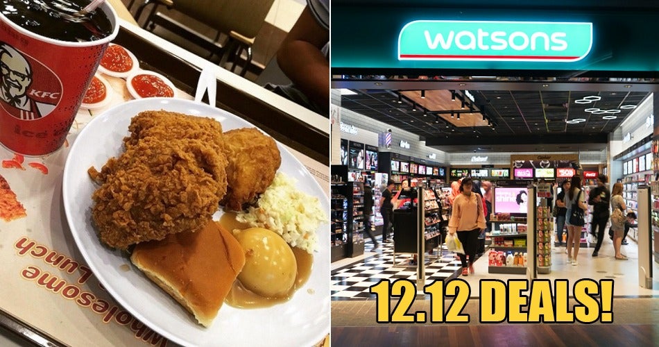 Kfc, Watson &Amp; Many More, These Are Some Amazing 12.12 Deals That You Wouldn'T Want To Miss - World Of Buzz