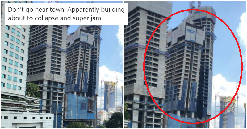 Guys Stay Calm! Kl Building Near Pavilion Is Not Collapsing - World Of Buzz