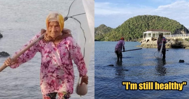 Inspiring 104yo Fisherwoman from Langkawi Insists to Catch Fish and Sell Homemade Belacan for a Living - WORLD OF BUZZ