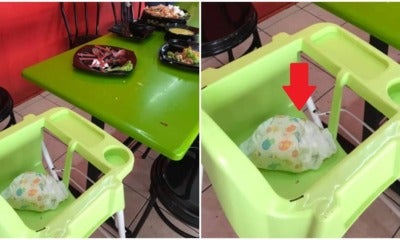 Irresponsible M'Sians Leave Diapers On Baby Chair In Restaurant, Netizens Outraged - World Of Buzz 1