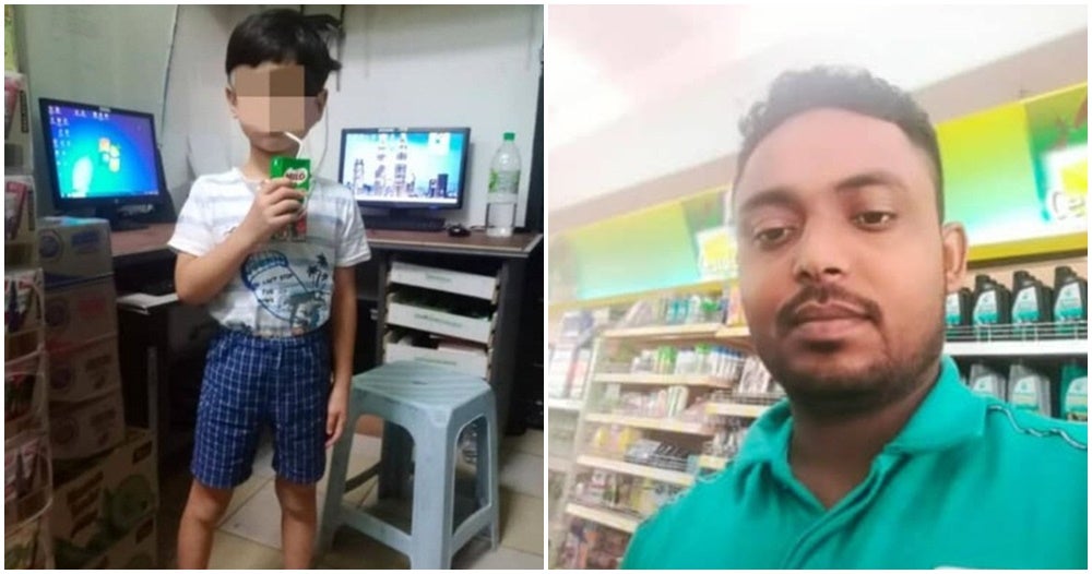 Kind M'sian Gas Station Worker Buys Crying Boy RM20 Worth Of Candy After Parents Accidentally Left Him - WORLD OF BUZZ