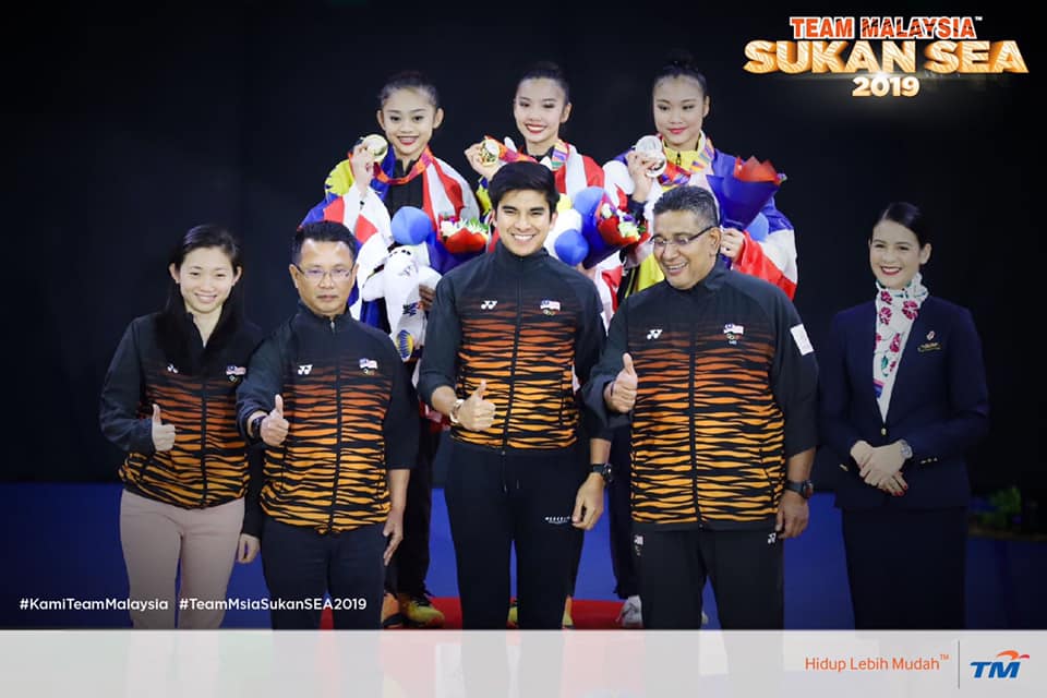 Malaysia Team Wins First Three Golds in Rhythmic Gymnastics at SEA Games 2019! - WORLD OF BUZZ 3