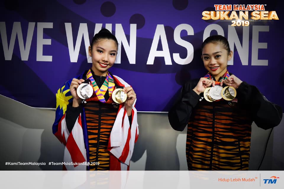Malaysia Team Wins First Three Golds in Rhythmic Gymnastics at SEA Games 2019! - WORLD OF BUZZ