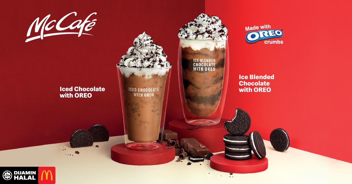 McDonald's M'sia Has Limited Edition Chocolate Drink With Oreo Crumbs & It Looks Super Yummy! - WORLD OF BUZZ