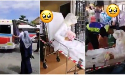 Medical Officer Uses Ambulance, Puts Wife On A Stretcher For Wedding Entrance Gimmick - World Of Buzz 6