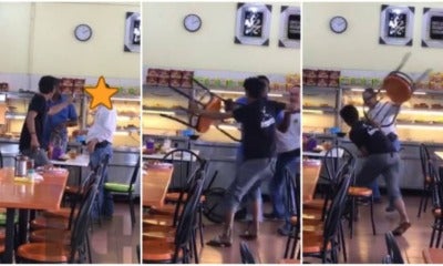 Mentally Challenged Man Runs Amok At Mamak Restaurant, Assaults Patrons And Flings Chairs In The Process - World Of Buzz 2