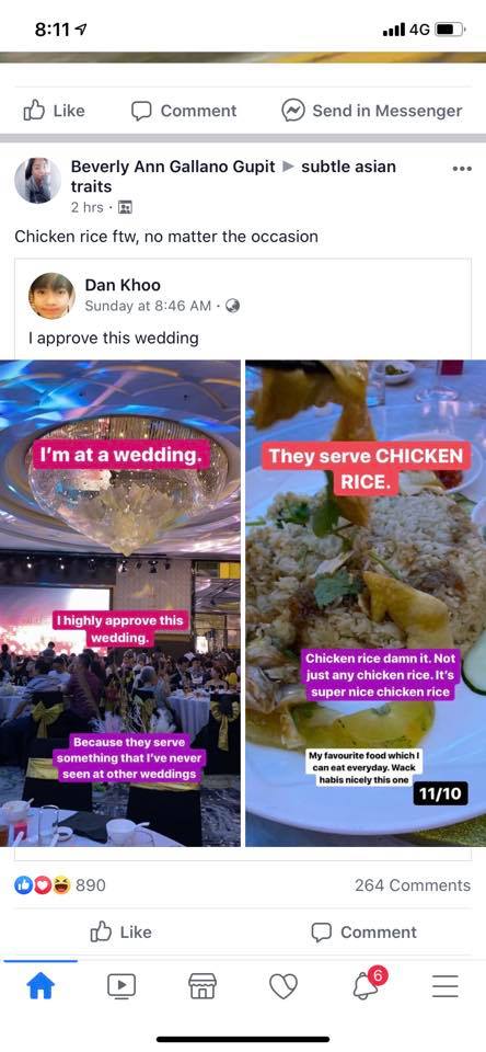 M'sian Highly Approves That Chicken Rice Was Served At Grand Wedding, Gives It 11/10 Rating - World Of Buzz 1
