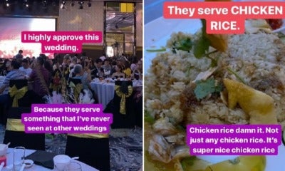 M'Sian Highly Approves That Chicken Rice Was Served At Grand Wedding, Gives It 11/10 Rating - World Of Buzz 2