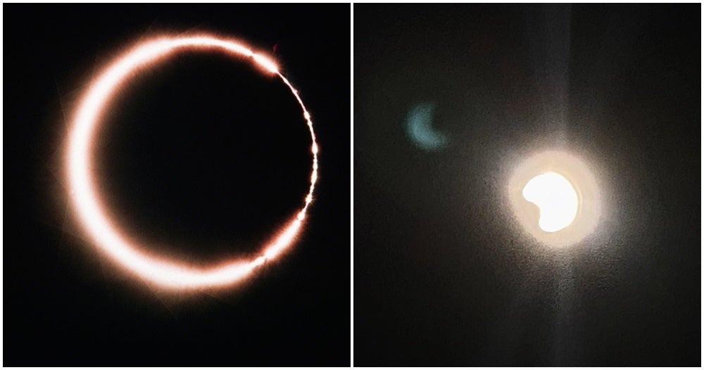 M'Sian Netizens React To The &Quot;Ring Of Fire&Quot; Solar Eclipse On Twitter &Amp; We'Re Amazed At The Photos! - World Of Buzz