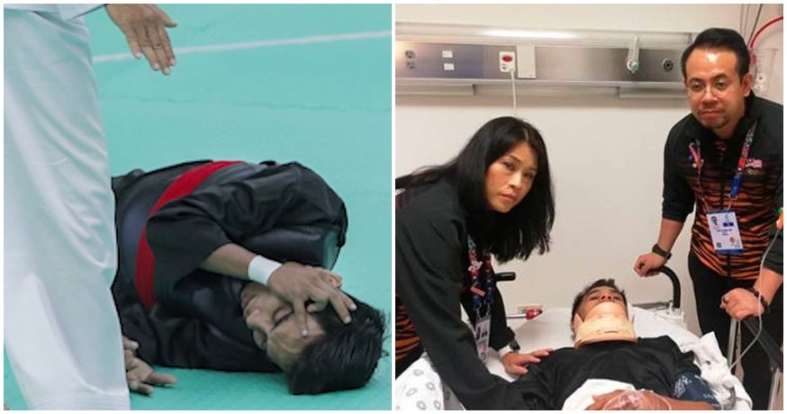 M'Sian Silat Contender Muhammad Faizul Suddenly Falls Unconscious During Sea Games Match - World Of Buzz