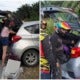M'Sians Of All Races Help A Lone Female Driver Change Her Flat Tire Together, Makes Us All Proud - World Of Buzz