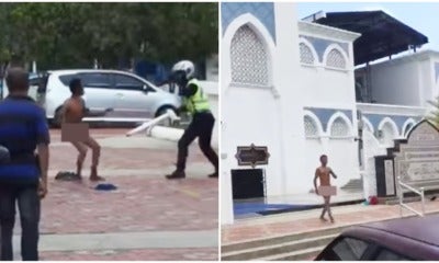 Naked Man Runs Amok &Amp; Slashed Policeman Right Arm At Mosque - World Of Buzz