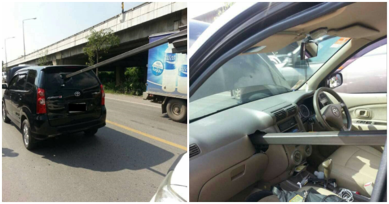 Passenger Vehicle Gets Hit With Trailer At Junction After Failing To See Vehicle In Its Blindspot - WORLD OF BUZZ 4