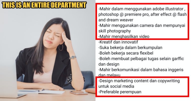 Selangor Company Pays Rm1,800 To Hire One Graphic Designer With Crazy Requirements, Netizens - World Of Buzz