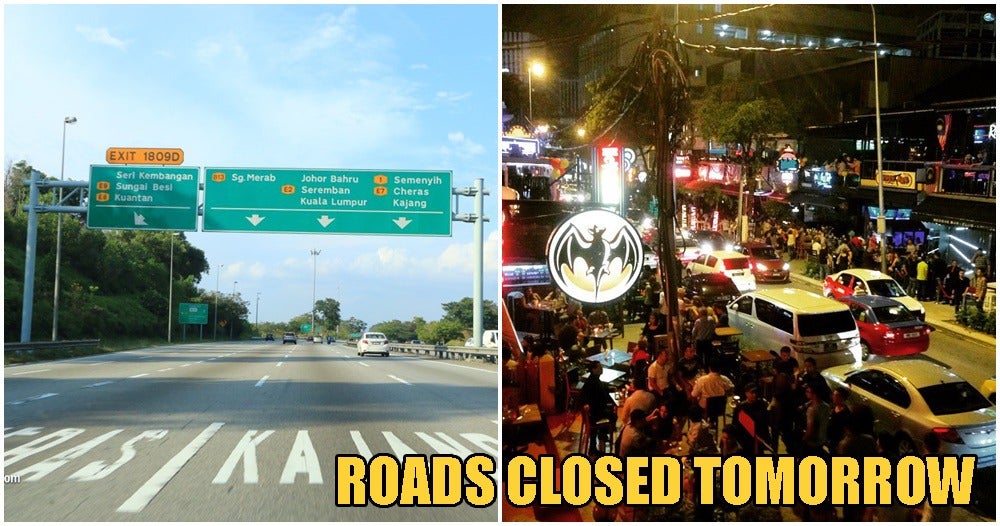 Silk Highway &Amp; These 5 Main Roads In Kl, Kajang Will Be Closed Tomorrow Due To Protests Objecting Jawi - World Of Buzz 3