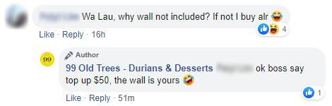 Singapore durian store taped durian on white wall - WORLD OF BUZZ 3