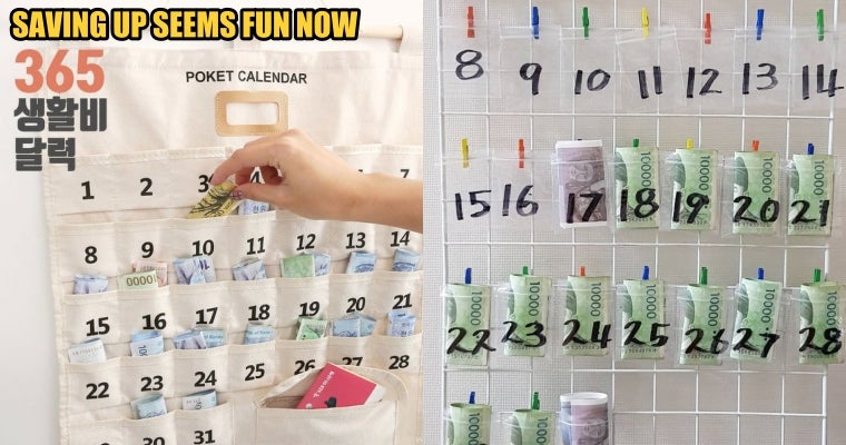This Korean Pocketed Calendar Can Help You Save At Least RM3,000 a Year - WORLD OF BUZZ 4