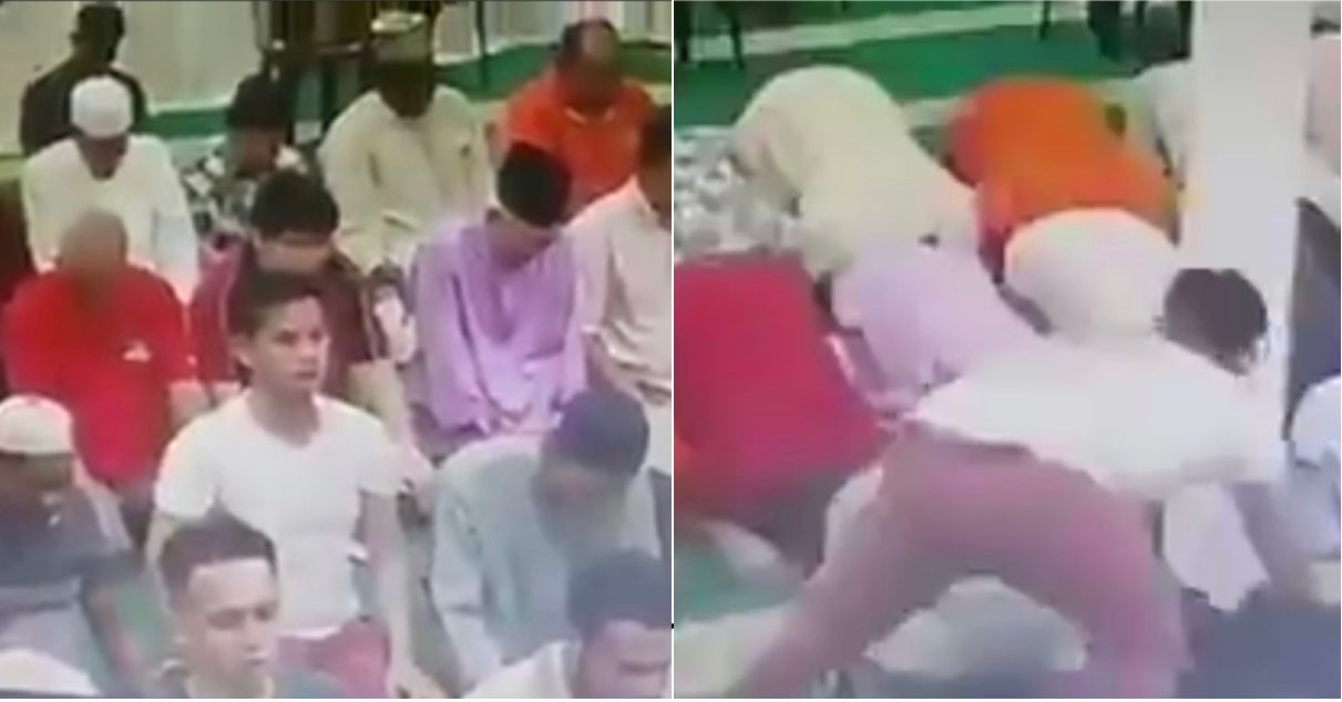 Tough Guy Stealings Bags In The Mosque While Everyone Else Is Praying - World Of Buzz 3