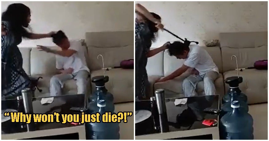 Video: 35Yo Wife Beats Up 64Yo Husband With Alzheimers Due To Stress From Taking Care Of Him - World Of Buzz