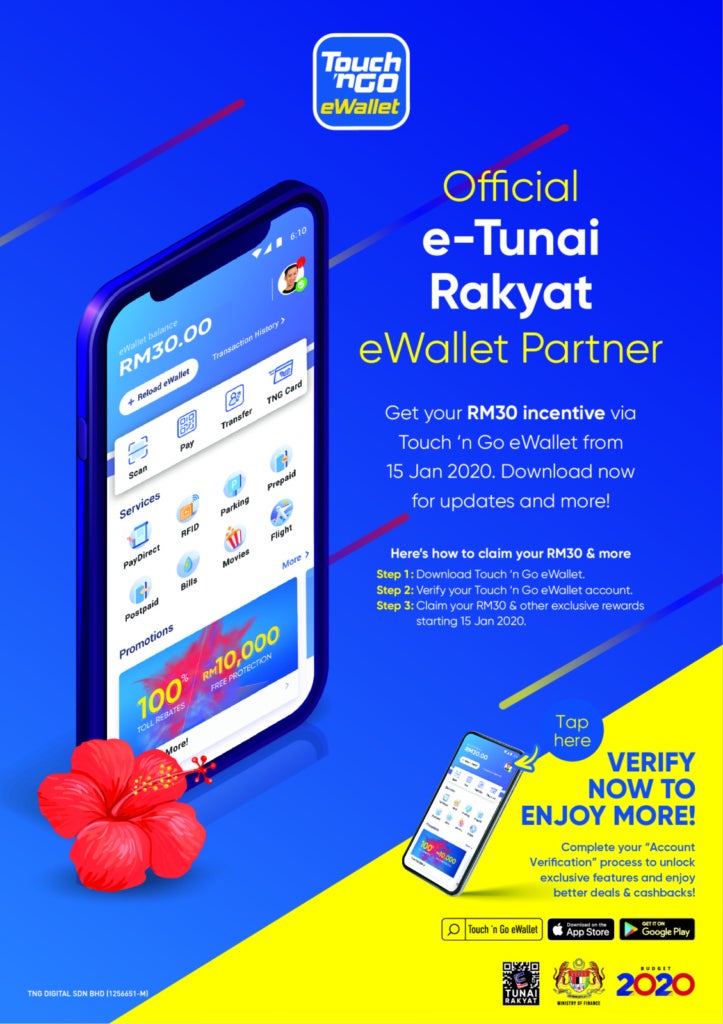 You Can Redeem Your RM30 E-Tunai Rakyat From Touch ‘n Go eWallet, Grab and Boost! - WORLD OF BUZZ 2