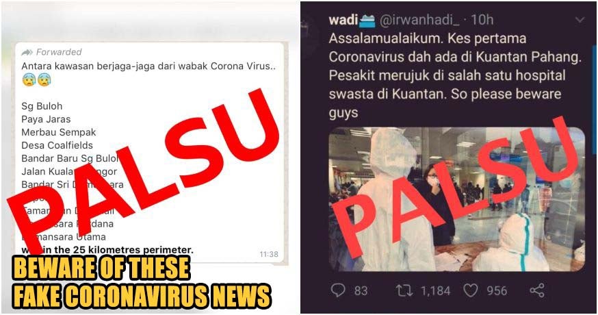 10 Novel Coronavirus (2019-Ncov) Fake News &Amp; Authorities Urges To Stop Spreading Fake News - World Of Buzz 1