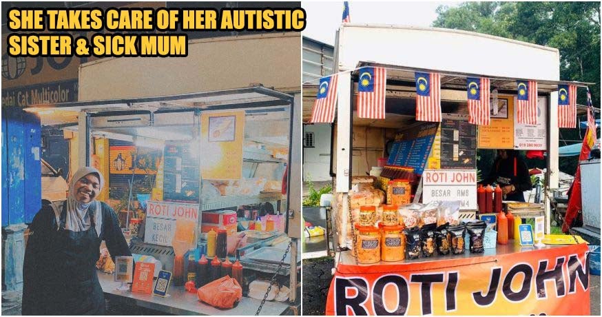 24yo M'sian Girl Gives Up Engineering Dream To Take Over Late Father's Burger Stall - WORLD OF BUZZ