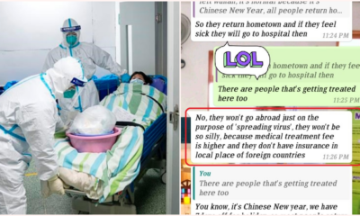 M'Sian Girl'S Conversation With Friend In China Addresses Rumours About Coronavirus - World Of Buzz