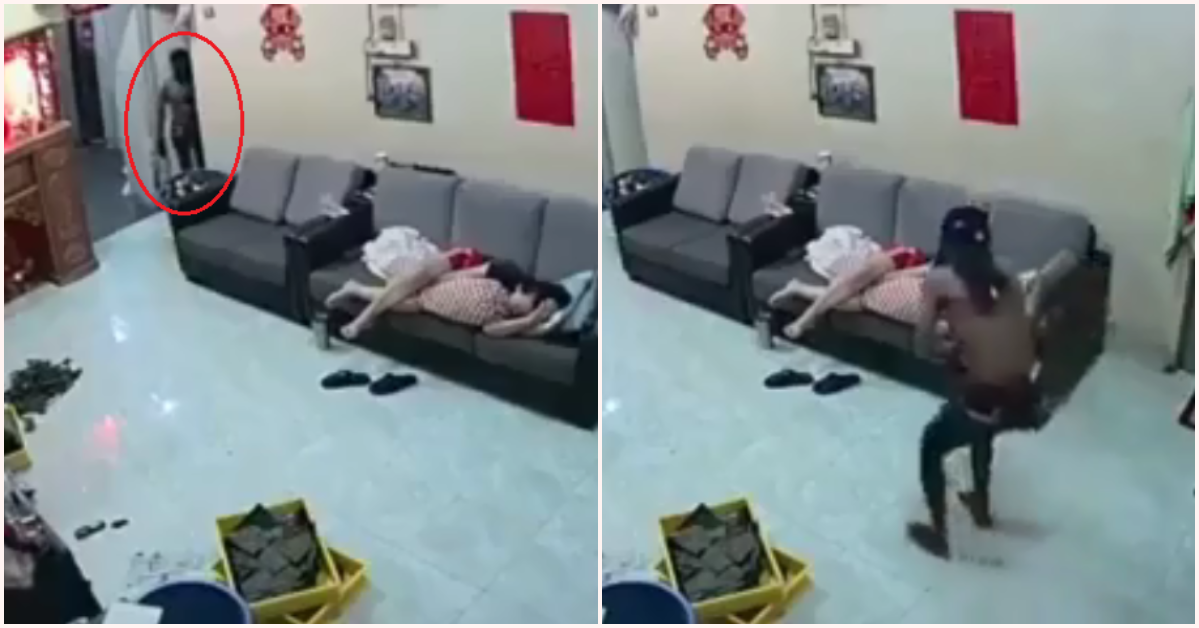 'Orang Minyak' Thief Creeps Into House After Lady Fell Asleep With Front Door Wide Open - World Of Buzz