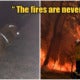 Aussie Fireman Naps From Exhaustion After 12 Hours Of Fighting Fires For 10 Days Straight - World Of Buzz