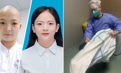 30Yo Wuhan Nurse Shaves Her Head To Prevent Cross-Infection &Amp; Save Time While - World Of Buzz
