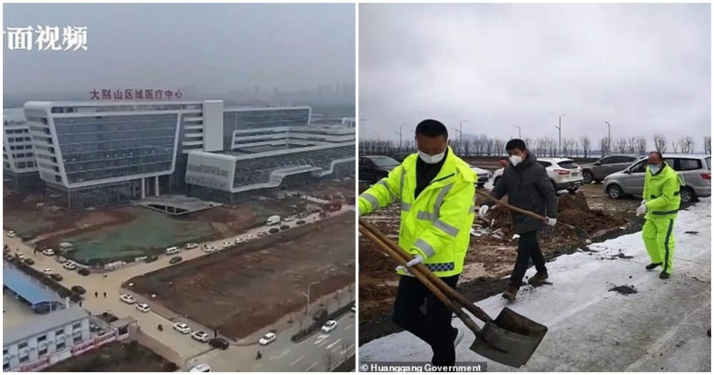 China's First Wuhan Virus Hospital Is Now Open After Just 2 Days Of Construction - WORLD OF BUZZ 7