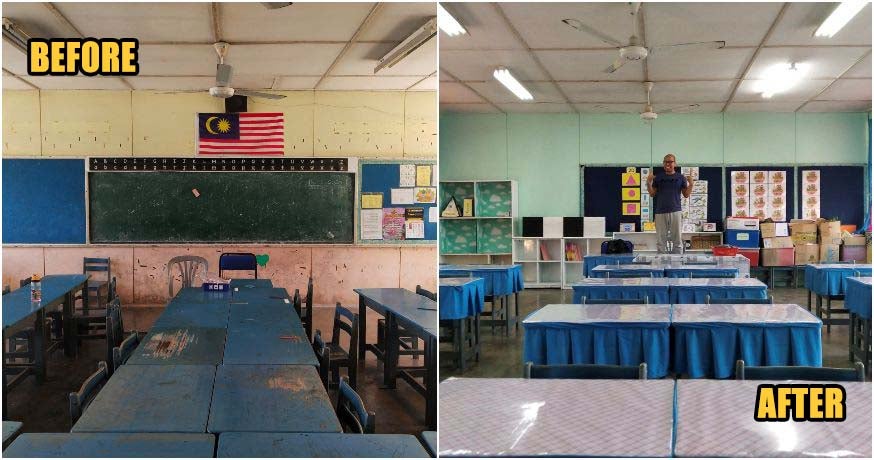 M'sian Parents Spent Chinese New Year Decorating Kid's Classroom & The Upgrade Is Amazing! - WORLD OF BUZZ