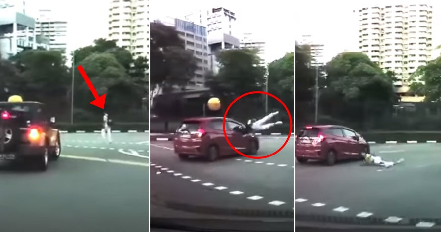Video: Driver Rams Into Teen On Pedestrian Crossing As He Did Not See Him While Turning - World Of Buzz