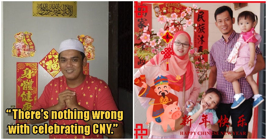 Malay Man Goes Viral Celebrating Cny With His Family, Shows Us What It Means To Be M'Sian - World Of Buzz