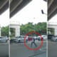 Watch: M'Sian Motorcyclist Gets Hit After Beating Red Light, Immediately Gets Up To Bersilat - World Of Buzz