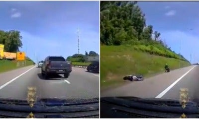 Motorcyclist Got Hit By Reckless Driver - World Of Buzz