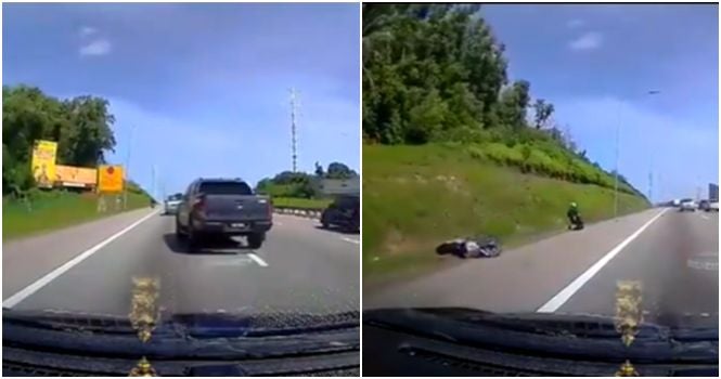 Motorcyclist Got Hit By Reckless Driver - World Of Buzz