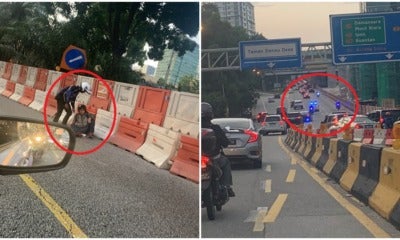 M'Sian Motorcyclist Forced Off Road, Gets Into Accident To Make Room For Vvip Escorts - World Of Buzz 5