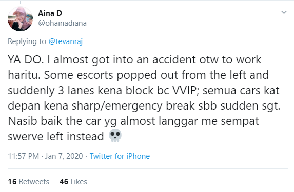 M'sian Motorcyclist Forced Off Road, Gets Into Accident To Make Room For VVIP Escorts - WORLD OF BUZZ