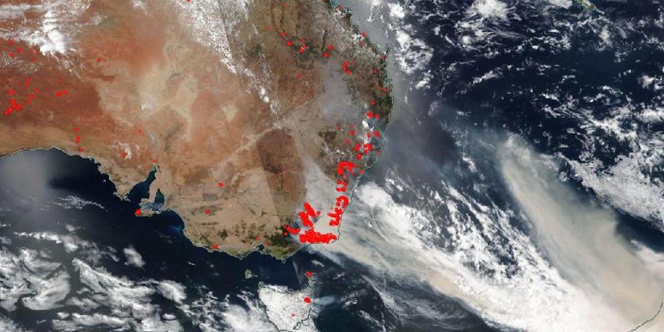 Nasa: Smoke From Australia's Bushfires Will Make At Least &Quot;One Full Circuit&Quot; Around The World - World Of Buzz 3