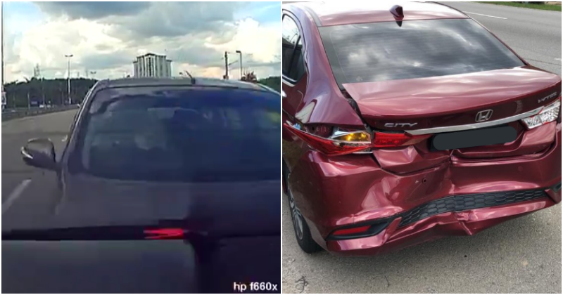 Netizen Shares Experience Getting Rear Ended By A Car, Gets Blamed For 'Stopping' On The Road Instead - WORLD OF BUZZ 5