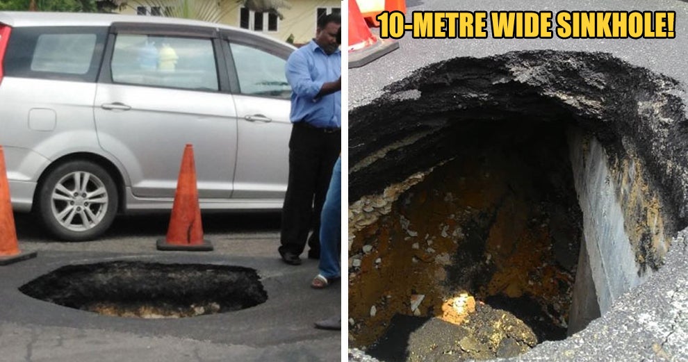 New Year, Same Klang Roads: 10M-Wide Sinkhole In Klang - World Of Buzz 5