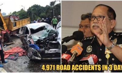 Pdrm: 4,971 Road Accidents &Amp; 42 Deaths In First 3 Days Of Op Selamat 16 - World Of Buzz 3