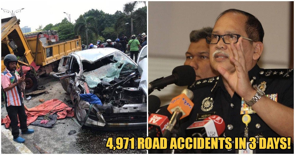 PDRM: 4,971 Road Accidents & 42 Deaths in First 3 DAYS of Op Selamat 16 - WORLD OF BUZZ 3